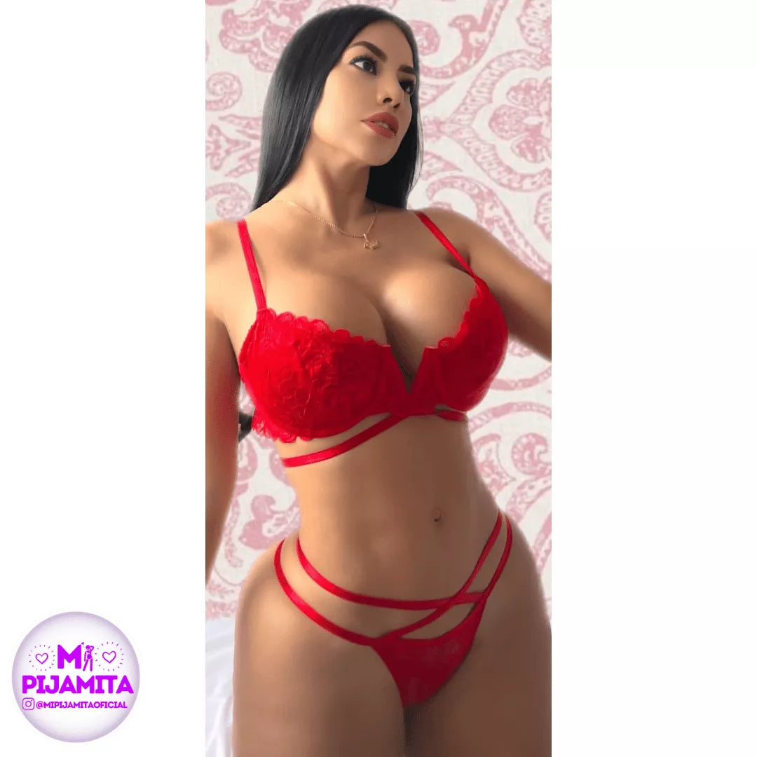 LENCERIA ALONDRA ROJO